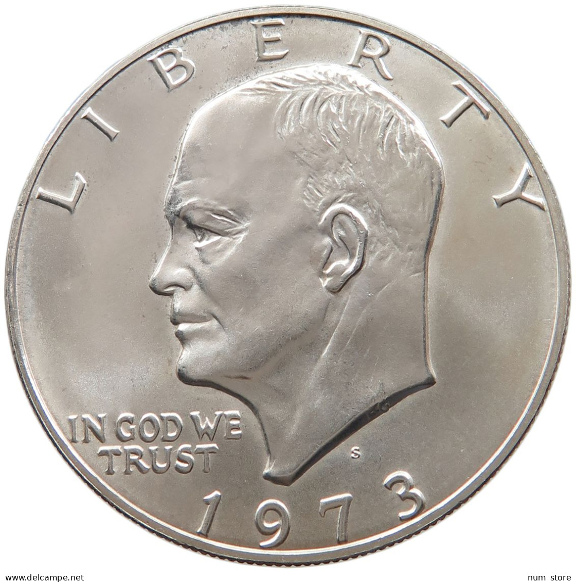 UNITED STATES OF AMERICA DOLLAR 1973 S SILVER EISENHOWER #s101 0497 - 1971-1978: Eisenhower