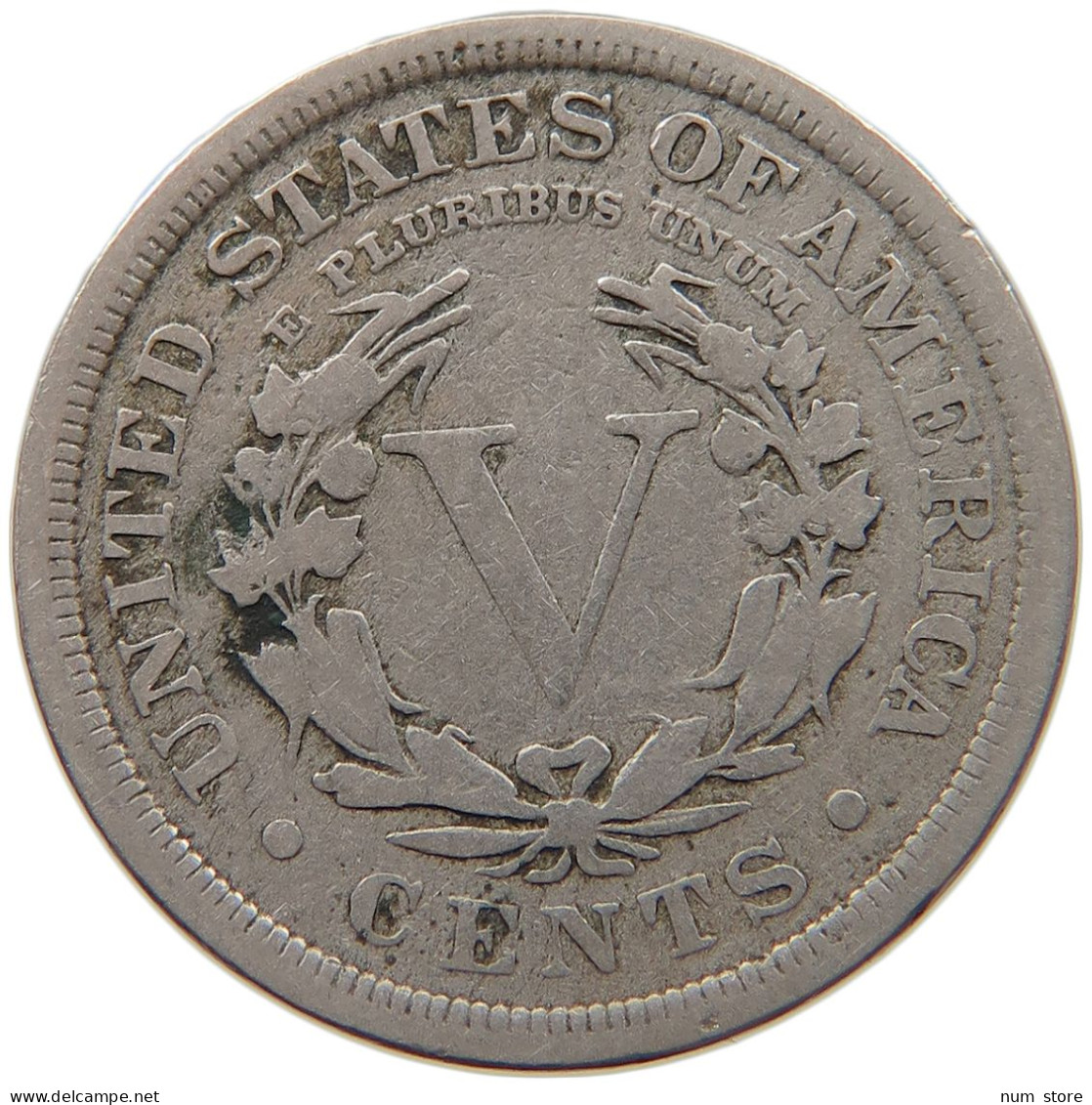 UNITED STATES OF AMERICA NICKEL 1908 LIBERTY #s093 0117 - 1883-1913: Liberty