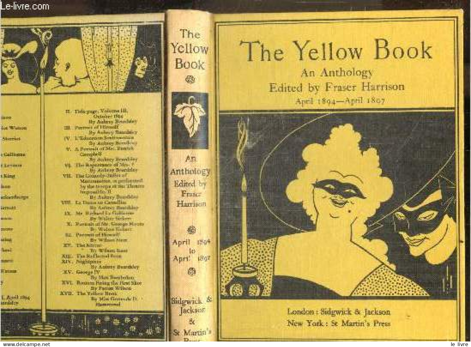 The Yellow Book - An Anthology - April 1894 / April 1897 - An Illustrated Quarterly - FRASER HARRISON - 1974 - Taalkunde