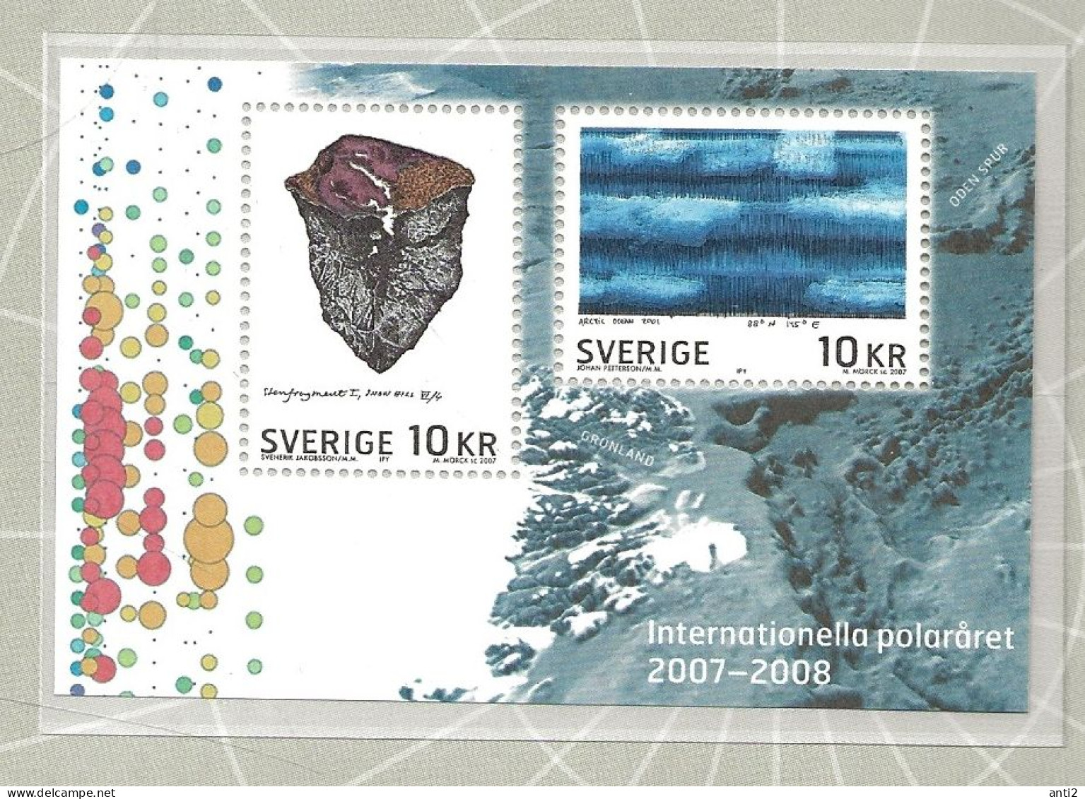 Sweden 2007 International Polar Year, Mi Bloc 23, MNH(**) - Neufs