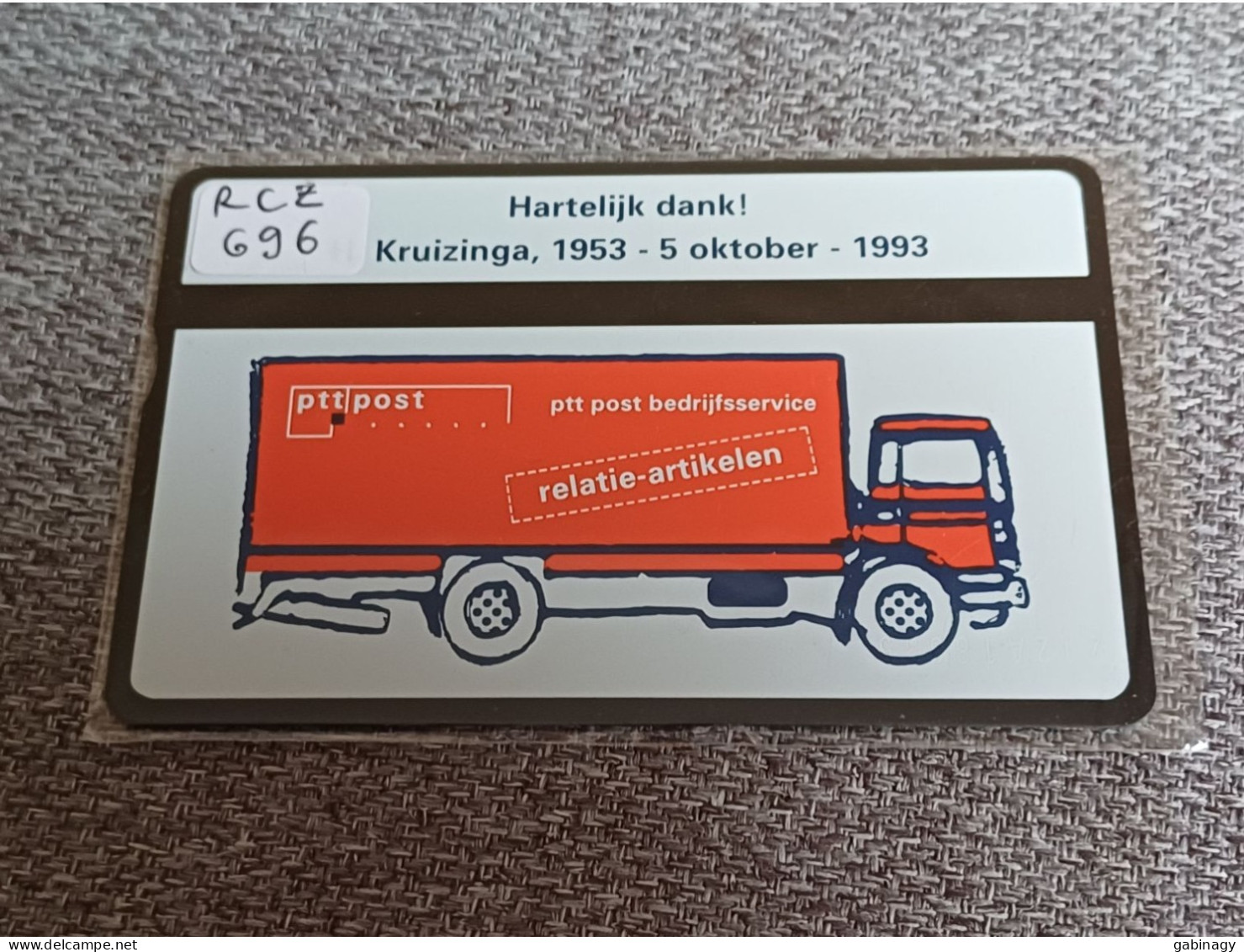 NETHERLANDS - RCZ696 - H. Kruizinga Ptt Post - 1.000 EX. - Privadas