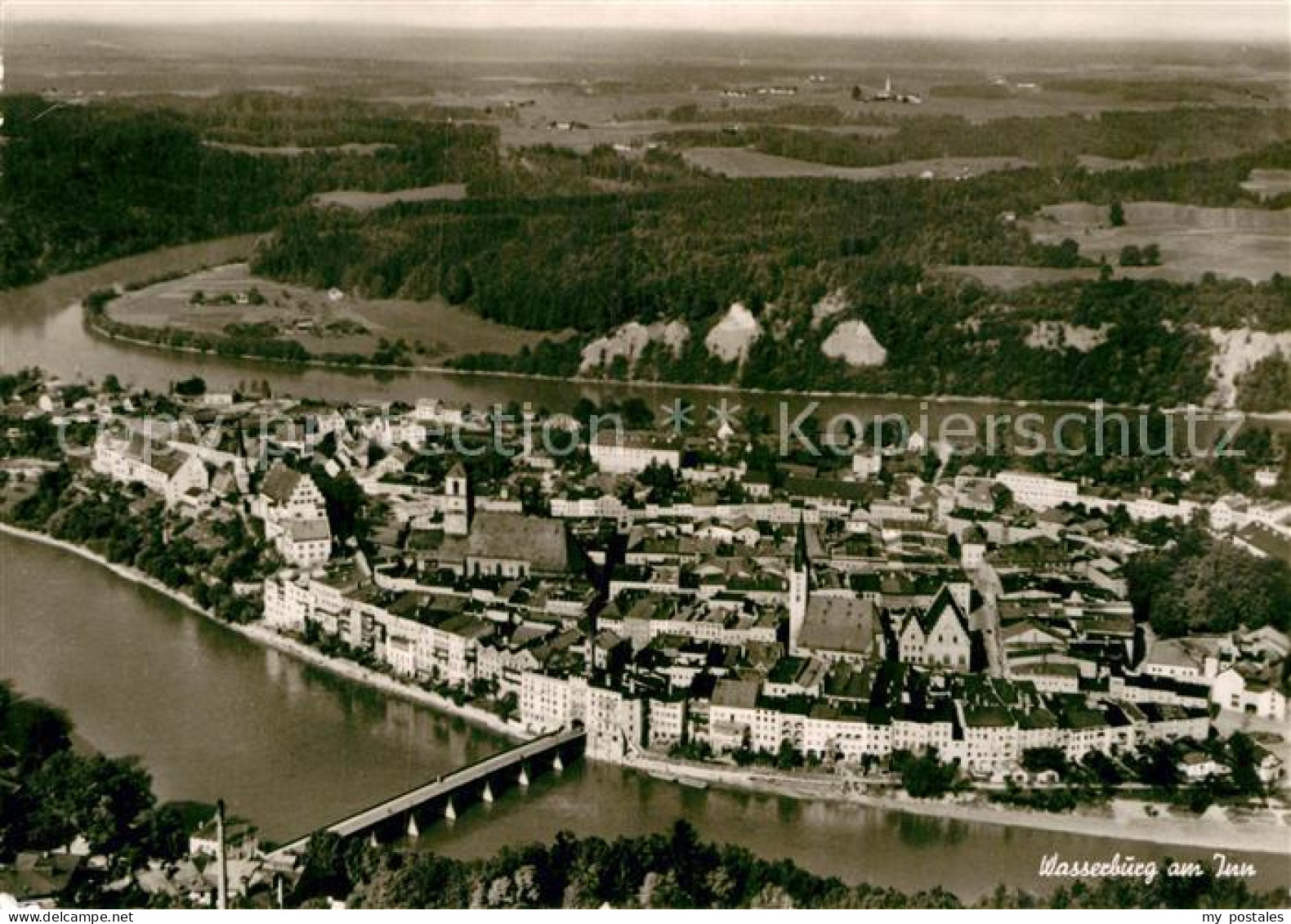 72944988 Wasserburg Inn Fliegeraufnahme Wasserburg - Wasserburg A. Inn