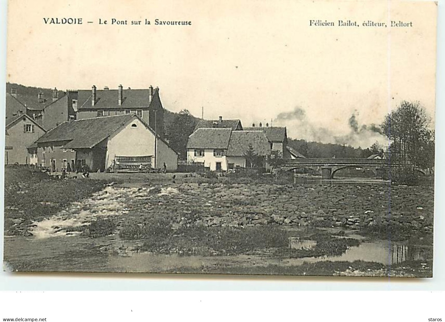 VALDOIE - Le Pont Sur La Savoureuse - Valdoie