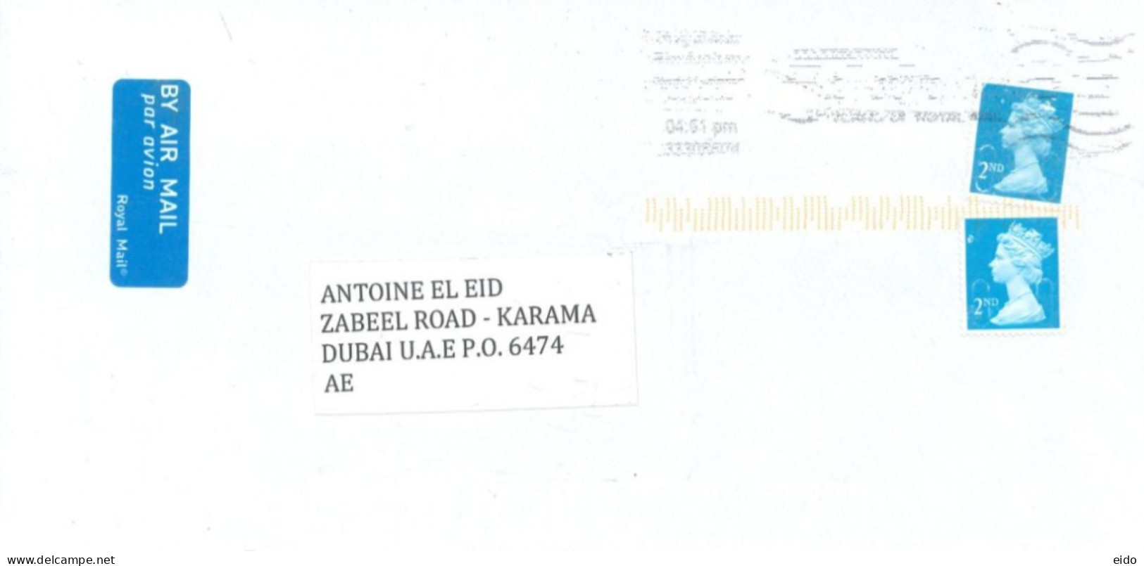 GREAT BRITAIN. - 2020, STAMPS COVER TO DUBAI. - Brieven En Documenten