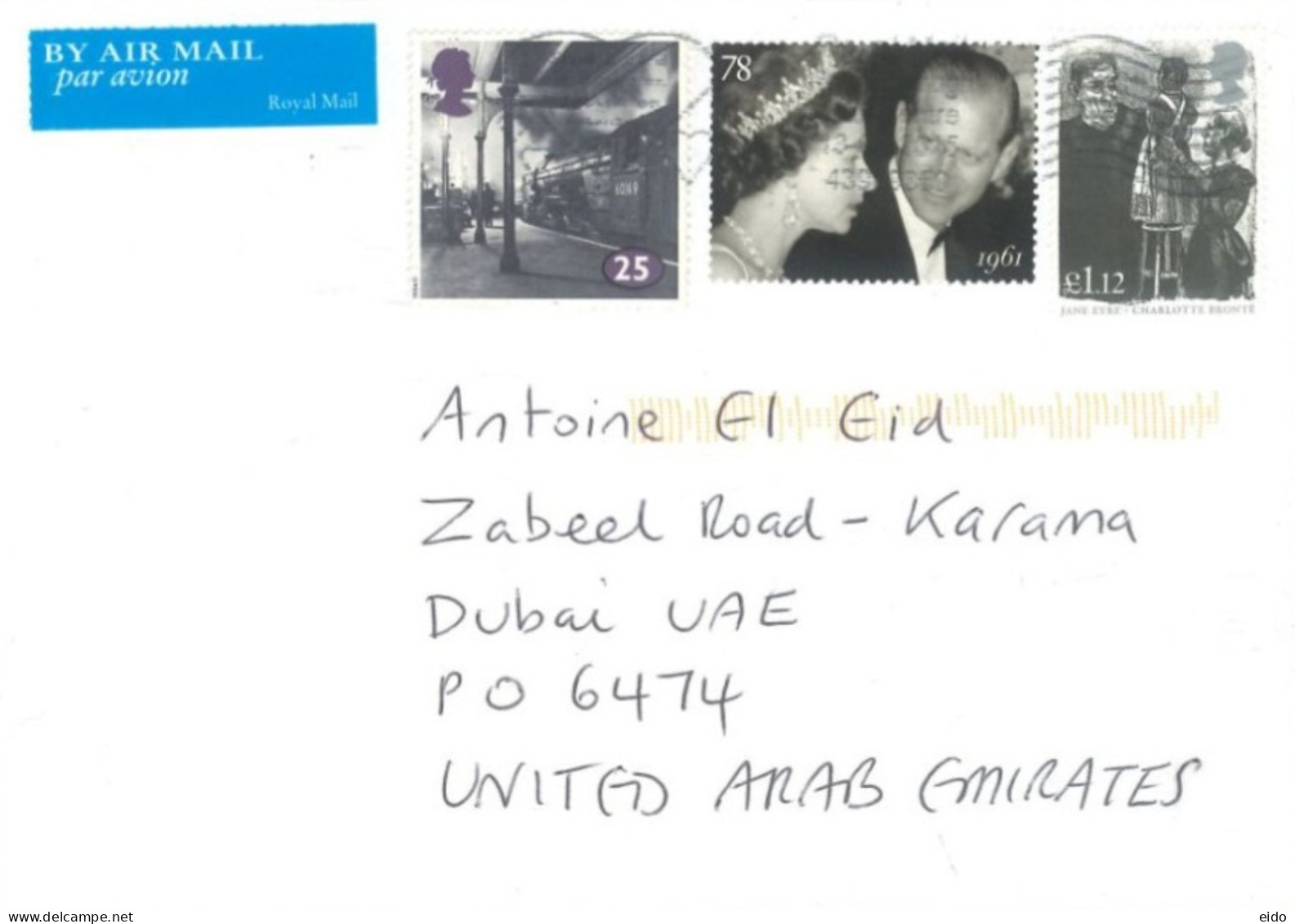 GREAT BRITAIN. - 2016, STAMPS COVER TO DUBAI. - Cartas & Documentos