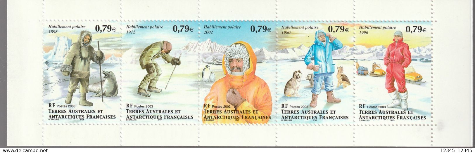 Frans Antarctica 2003, Postfris MNH, Polar Clothing, Animals - Ongebruikt