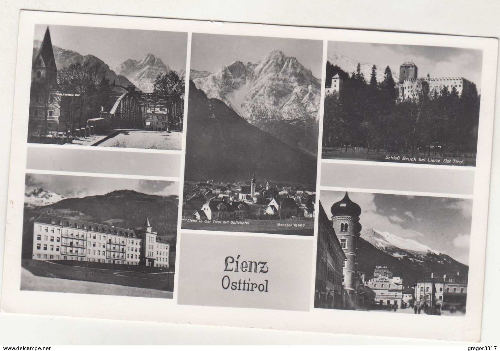 E4942) 3x AK LIENZ - 3 Verschiedene Varianten Einer Mehrbild AK - S/W Toll - Lienz