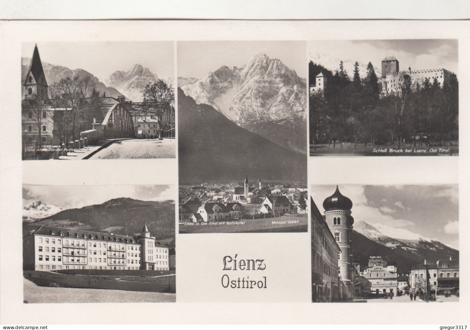 E4942) 3x AK LIENZ - 3 Verschiedene Varianten Einer Mehrbild AK - S/W Toll - Lienz