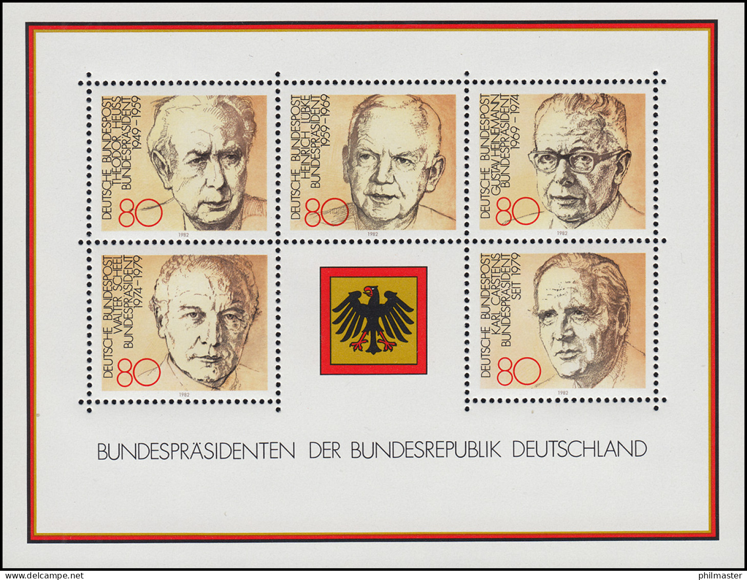 1118-1161 Bund-Jahrgang 1982 Komplett Postfrisch ** - Colecciones Anuales