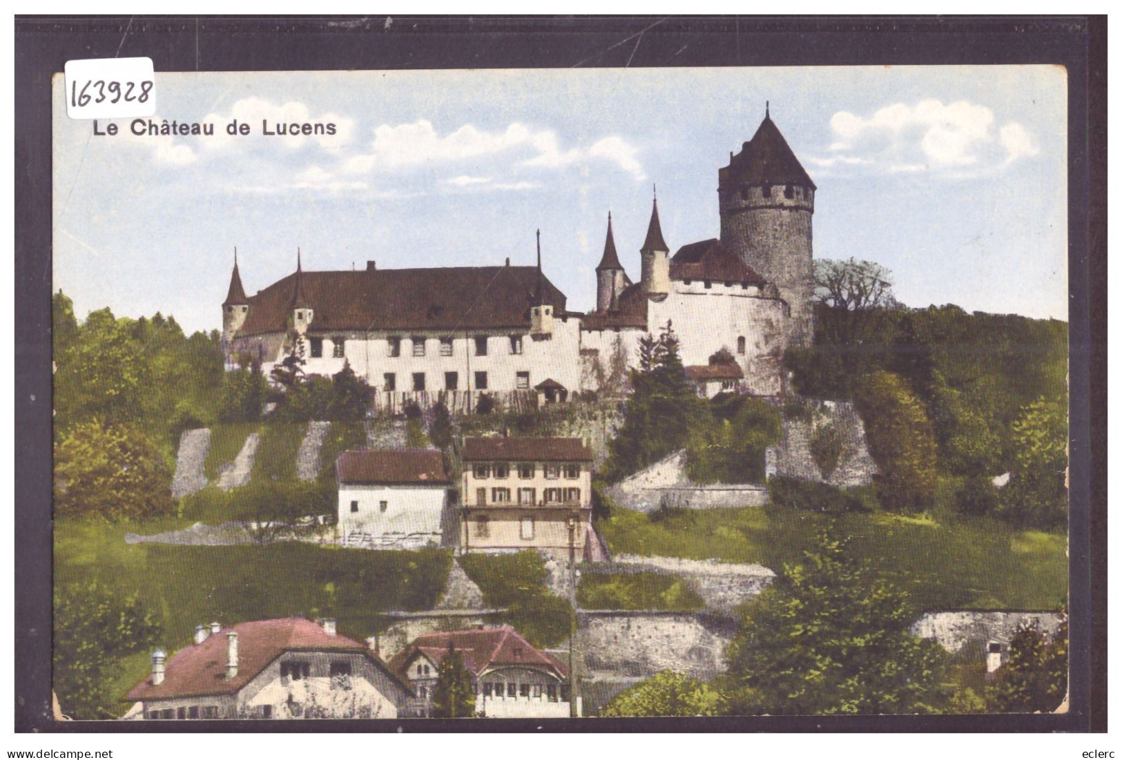 DISTRICT DE MOUDON - LUCENS - LE CHATEAU - TB - Lucens