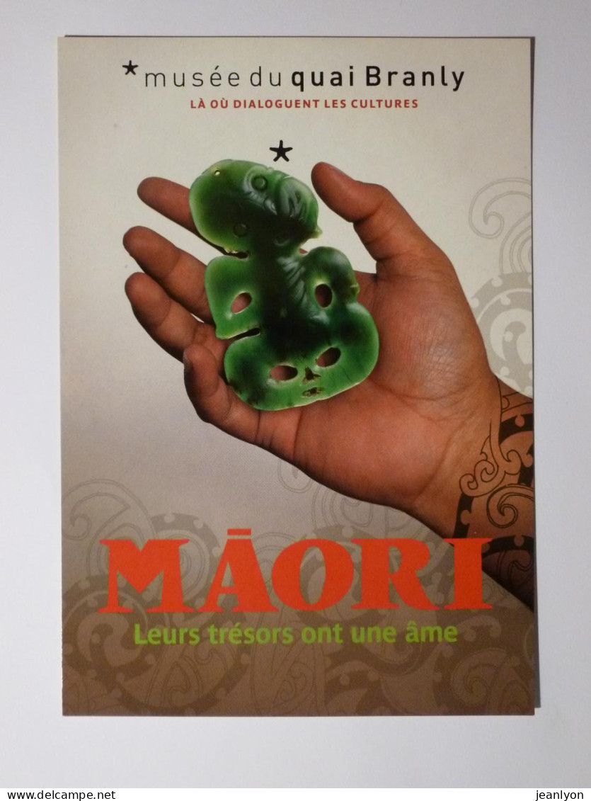 OCEANIE - NOUVELLE ZELANDE - MAORI / Leurs Trésors Ont Une âme - Pendentif - Carte Publicitaire Musée Branly - Ozeanien