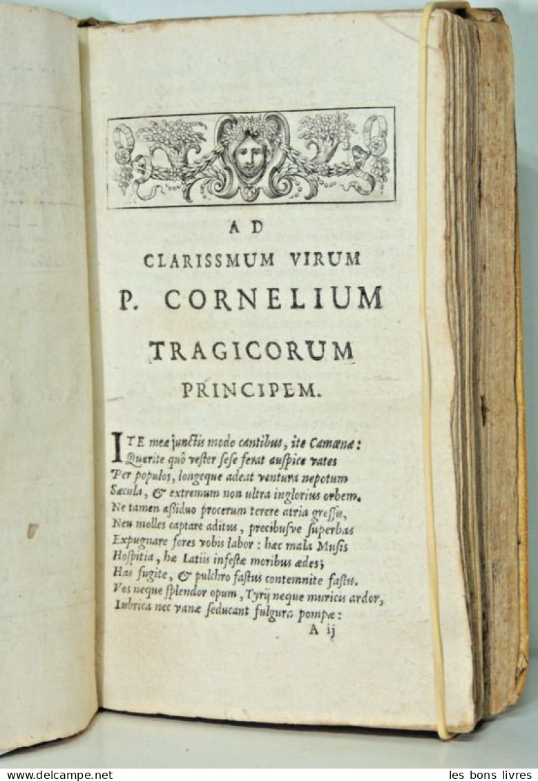 Rare. 1669. Ex manuscrit de Jean de la Fontaine. Caroli de la Rue. Idyllia.