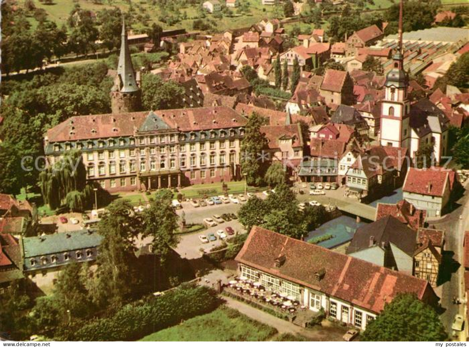 72939509 Erbach Odenwald Fliegeraufnahme Mit Schloss Erbach - Erbach