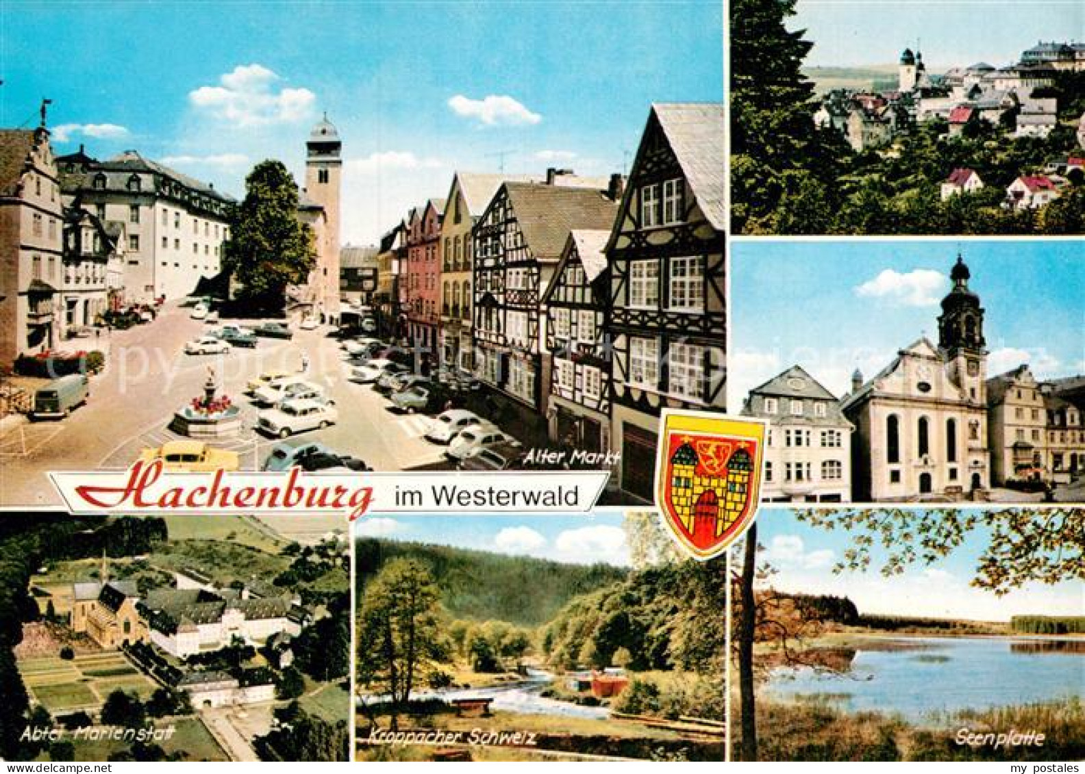 72939425 Hachenburg Westerwald Alter Markt Kirche Abtei Marienstatt Kroppacher S - Hachenburg