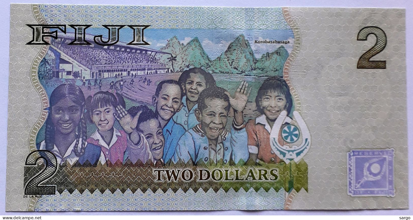 FIJI - 2 DOLLARS  - P 109a  (2007) - UNC - BANKNOTES - PAPER MONEY - CARTAMONETA - - Fidji