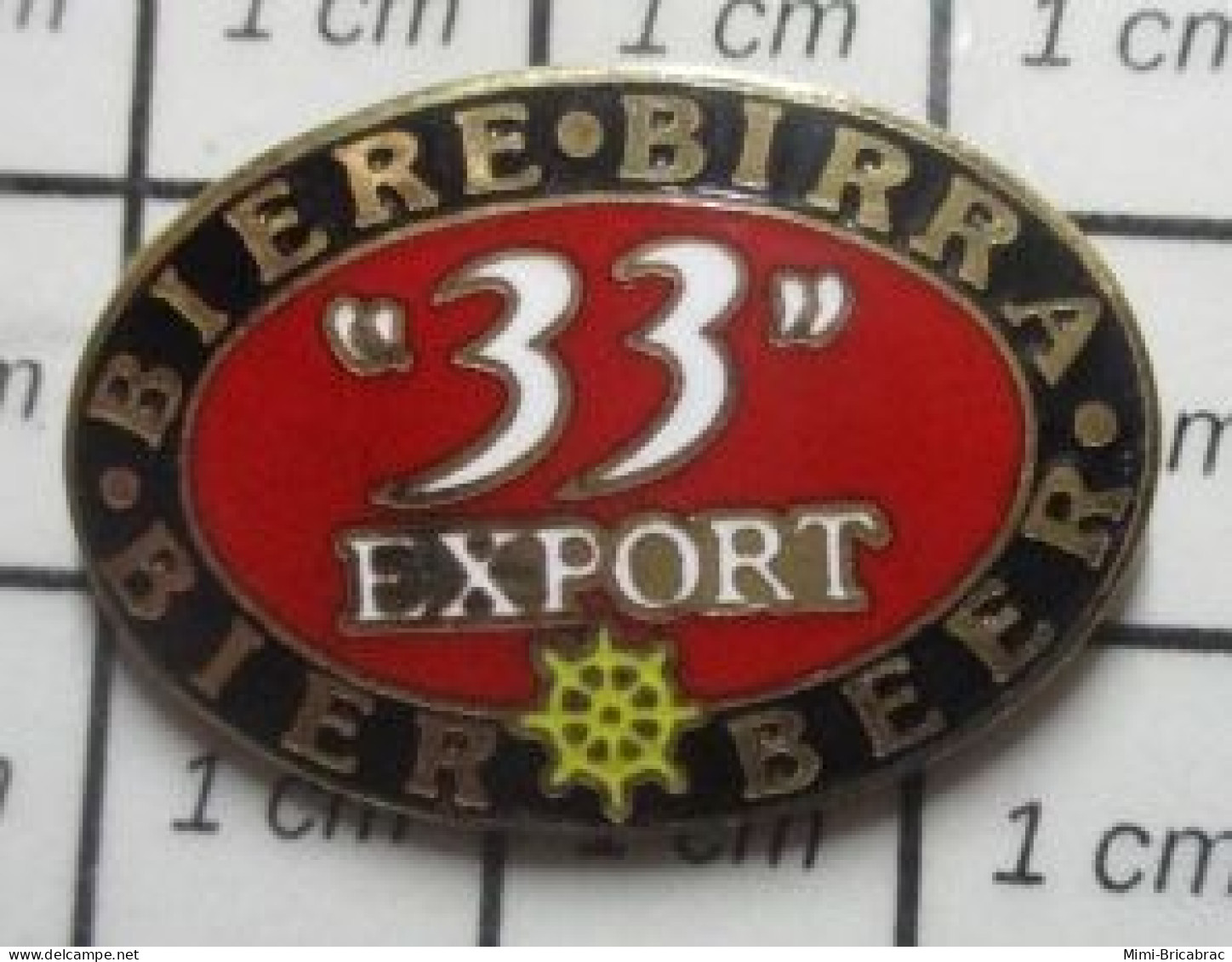 715A  Pin's Pins / Beau Et Rare / BIERES /  BIERE 33 EXPORT BEER BIRRA BIER - Beer