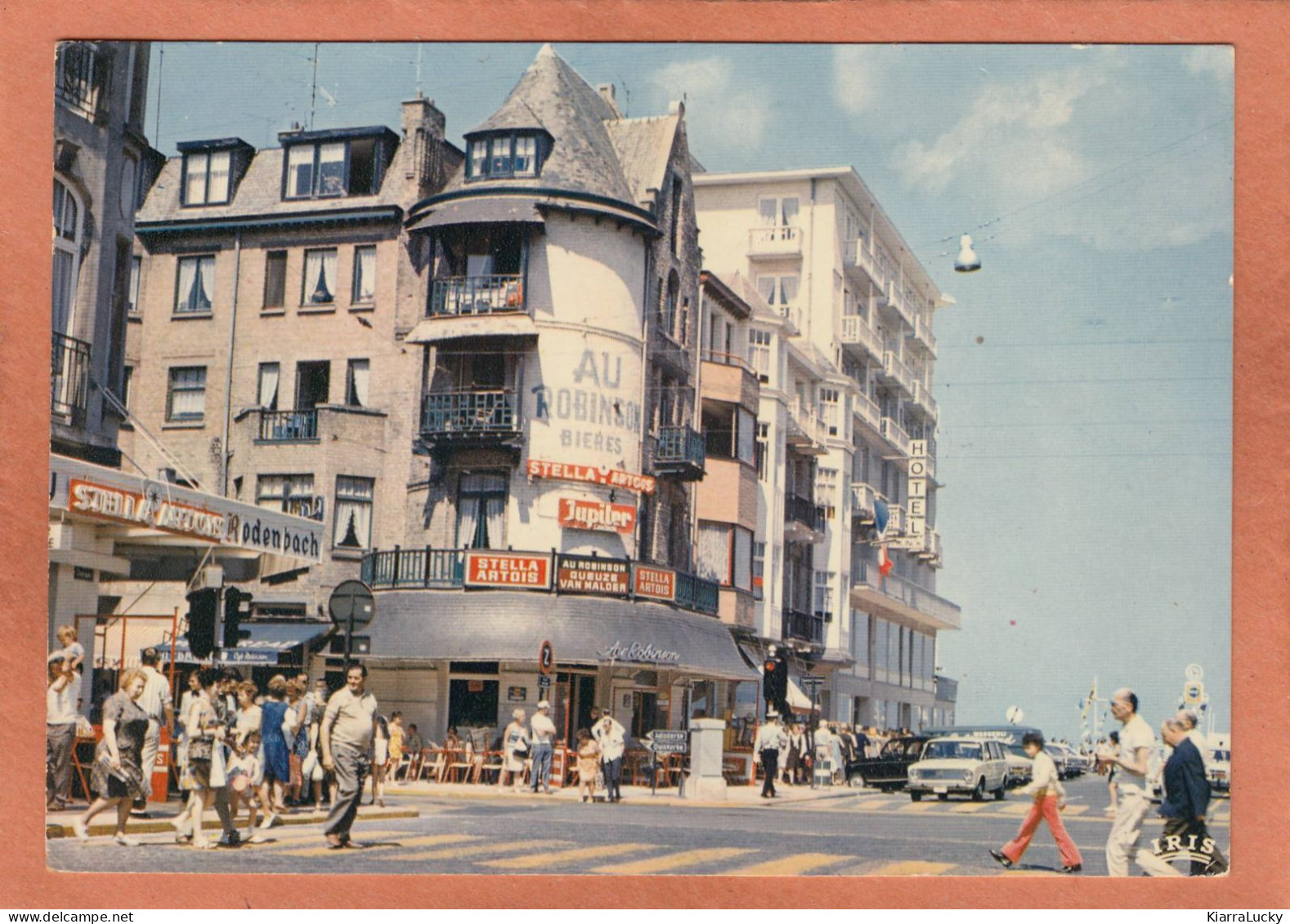 DE PANNE LA PANNE - FLANDRE OCCIDENTALE - ZEEDIJK DIGUE DE MER FIAT OU LADA BREAK - ECRITE - Profondeville