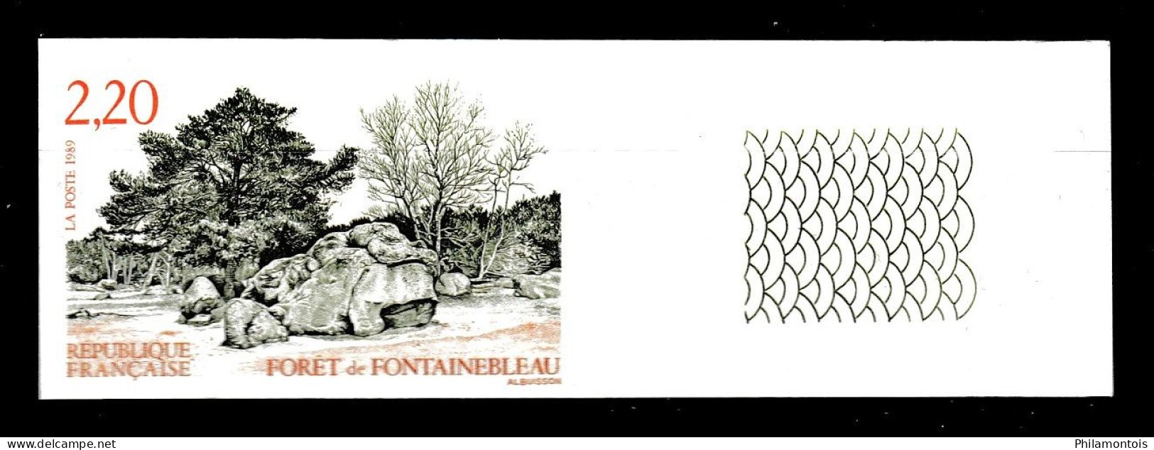 2586 - 2F20 Forêt De Fontainebleau - NON DENTELE - Bord De Feuille - Neuf N** - Très Beau - 1981-1990