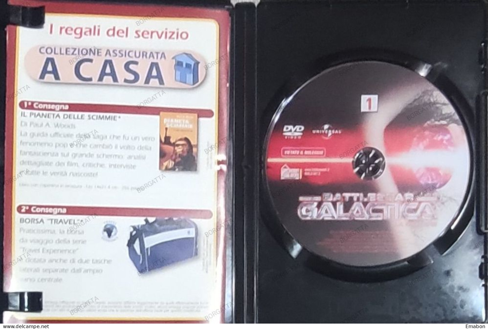 BORGATTA - FANTASCIENZA - DVD BATTLESTAR GALACTICA LA MINISERIE - PAL 2 - HOBBY&WORK 2008- USATO In Buono Stato - Sci-Fi, Fantasy