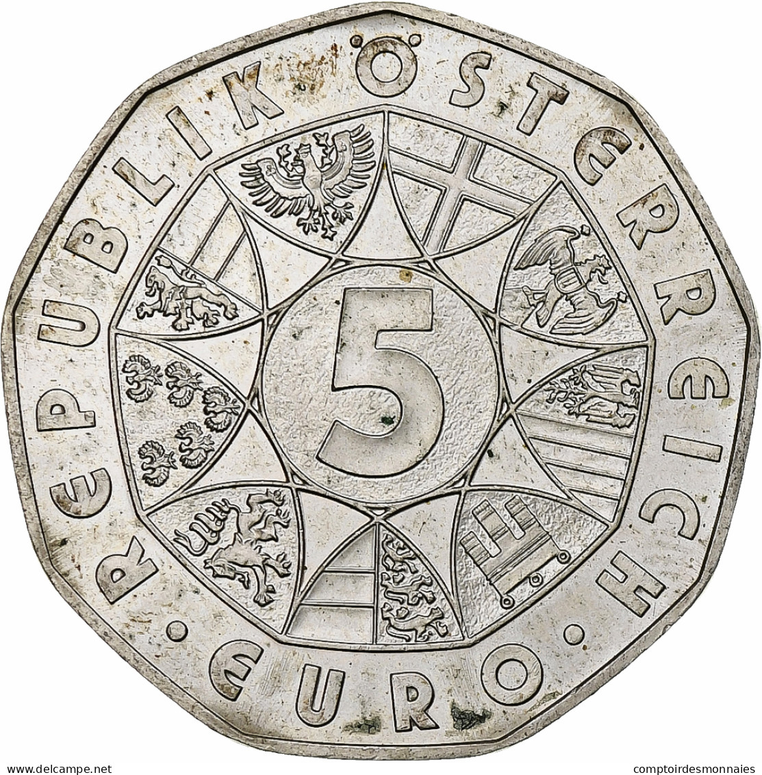 Autriche, 5 Euro, Skiing, 2005, Vienna, Argent, SPL, KM:3117 - Austria