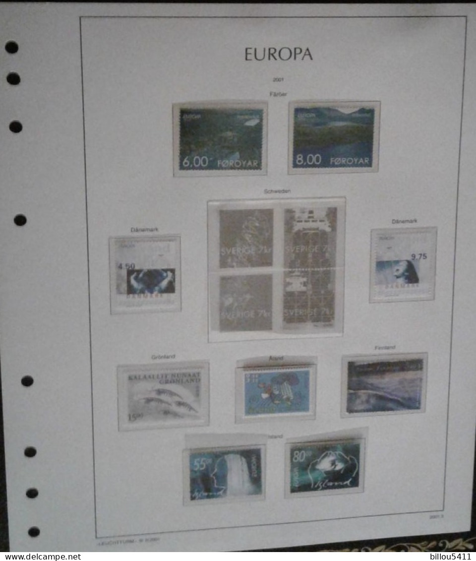 EUROPA 1994 à 2001 Neuf**  COLLECTION  en Album MAC