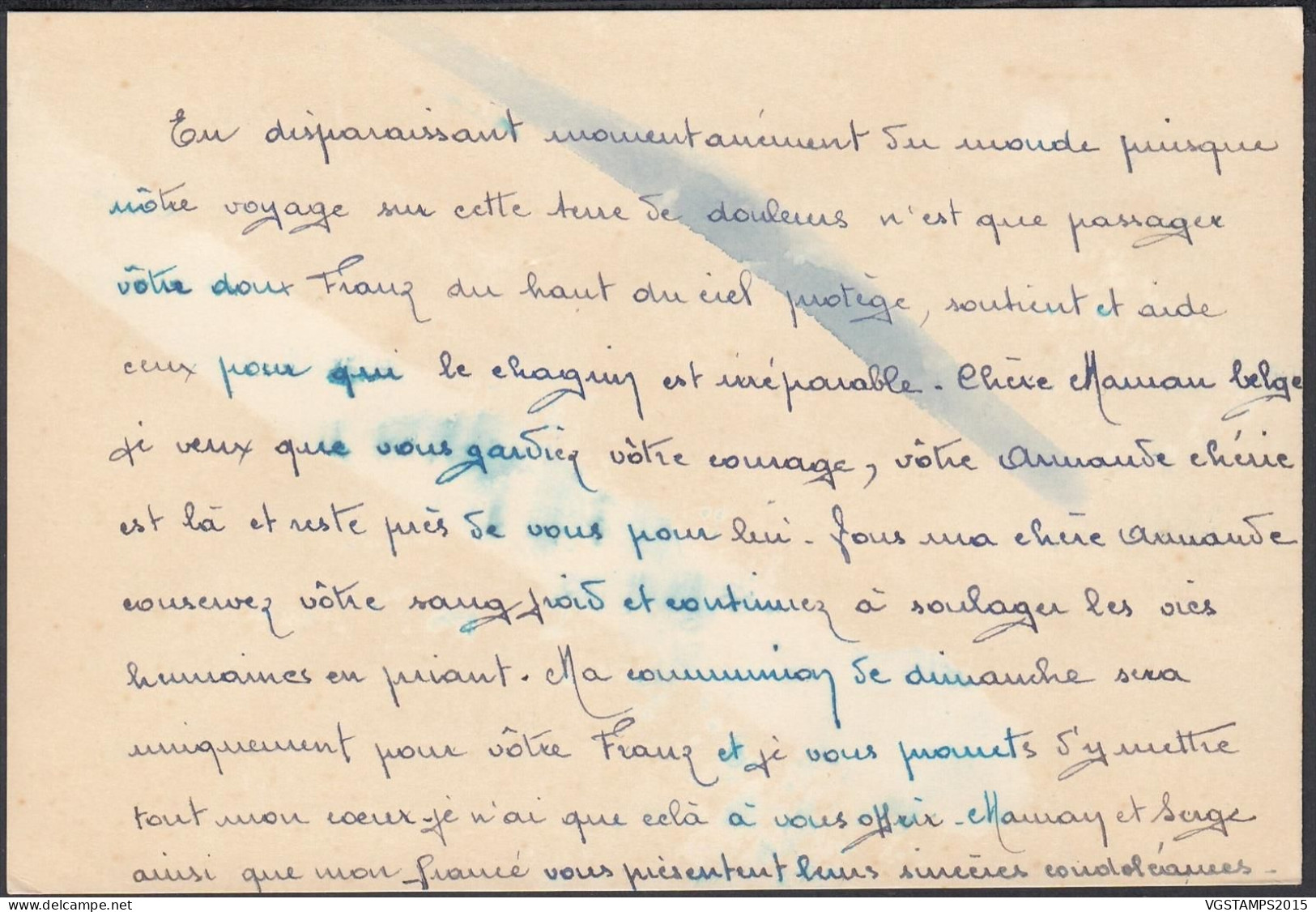 France 1943 - Lettre De Paris à Destination Charleroi-Belgique. Avec Contenu. Censurée.... (EB) DC-12473 - Used Stamps