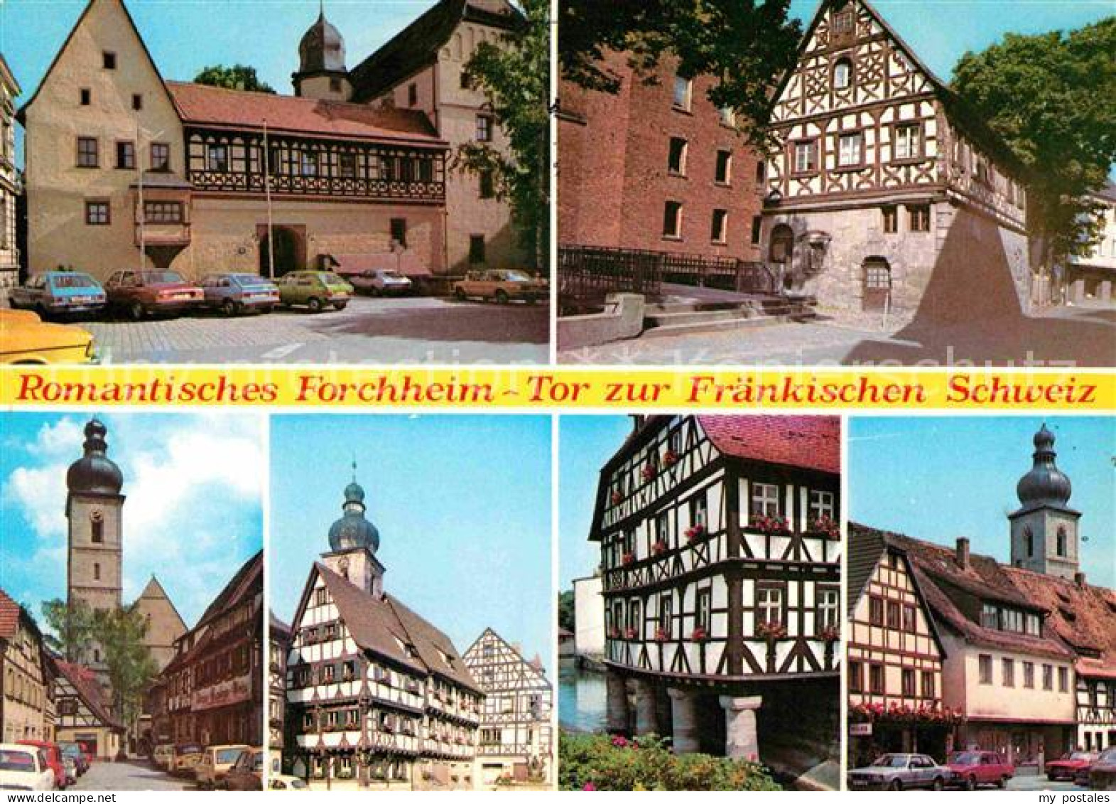 72819163 Forchheim Oberfranken Ortsmotive Altstadt Fachwerkhaeuser Tor Zur Fraen - Forchheim