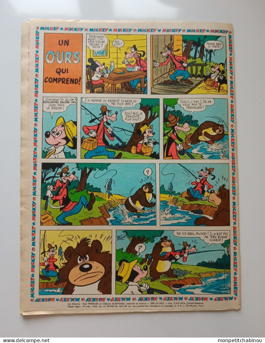 JOURNAL DE MICKEY N°590 (15 Septembre 1963) - Disney