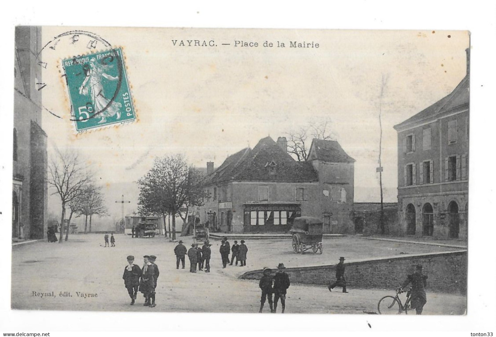 VAYRAC - 46 - CPA RARE - Place De La Mairie  - TOUL 2 - - Vayrac