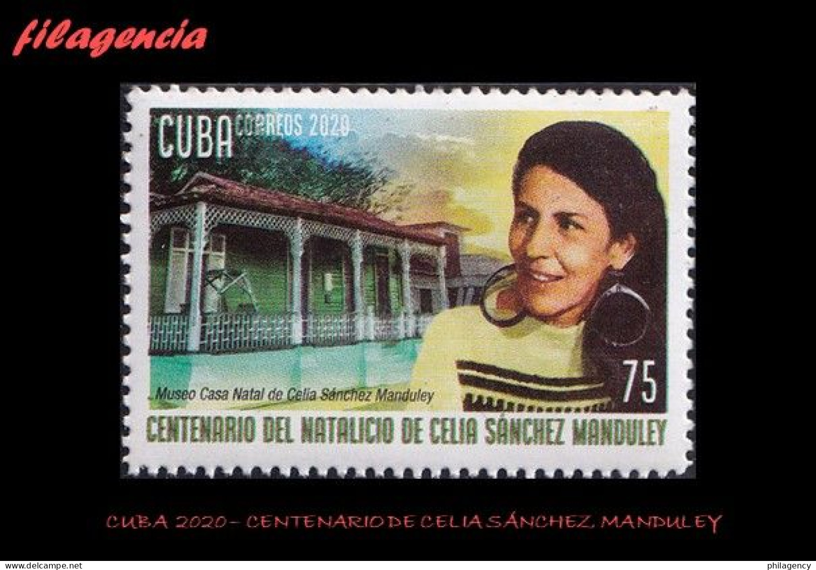 CUBA MINT. 2020-01 CENTENARIO DE LA REVOLUCIONARIA CUBANA CELIA SÁNCHEZ - Ongebruikt