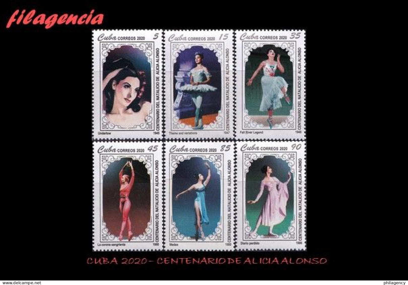 CUBA MINT. 2020-12 CENTENARIO DE ALICIA ALONSO. BALLET - Ongebruikt