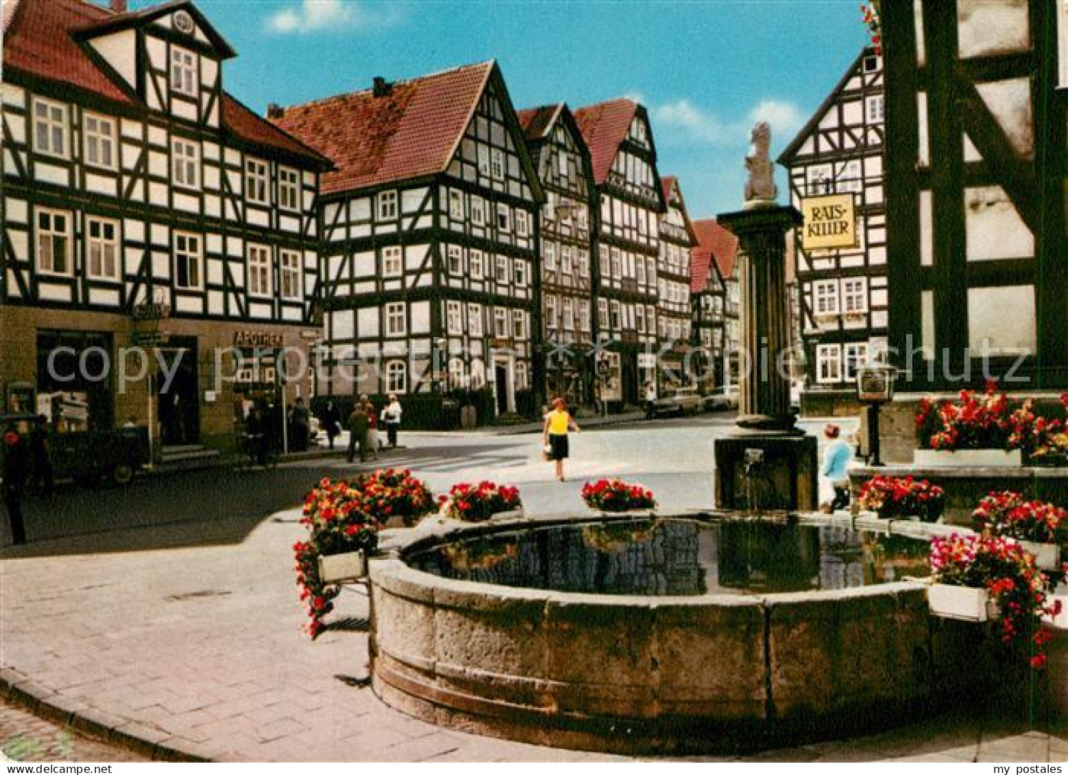 72958305 Melsungen Fulda Marktbrunnen Altstadt Fachwerkhaeuser Melsungen - Melsungen