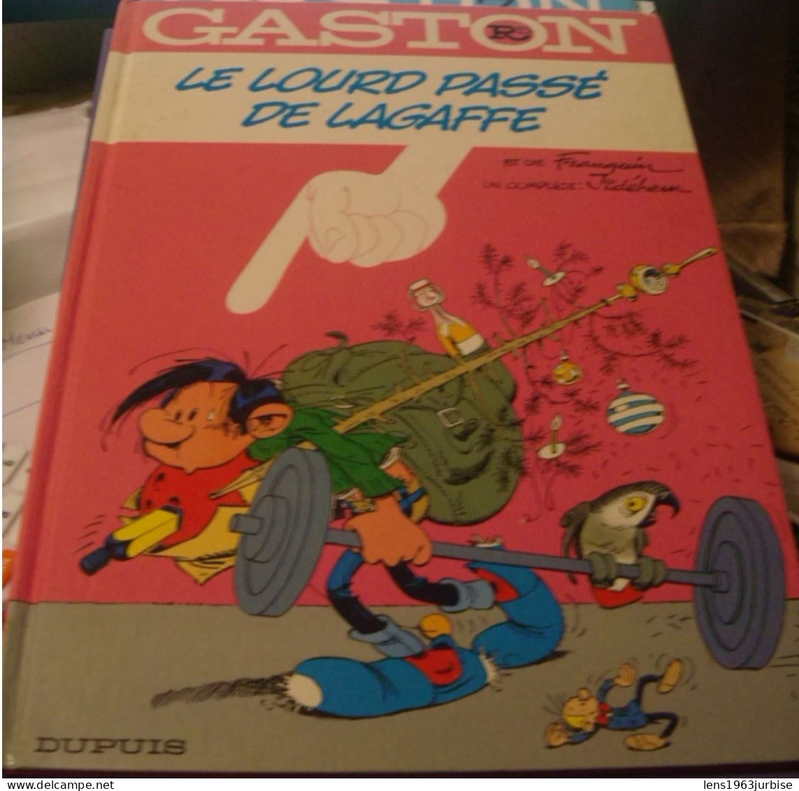 Gaston R5, Le Lourd Passé De Lagaffe  , Franquin + Jidéhem  , Dupuis (  1986 ) - Gaston