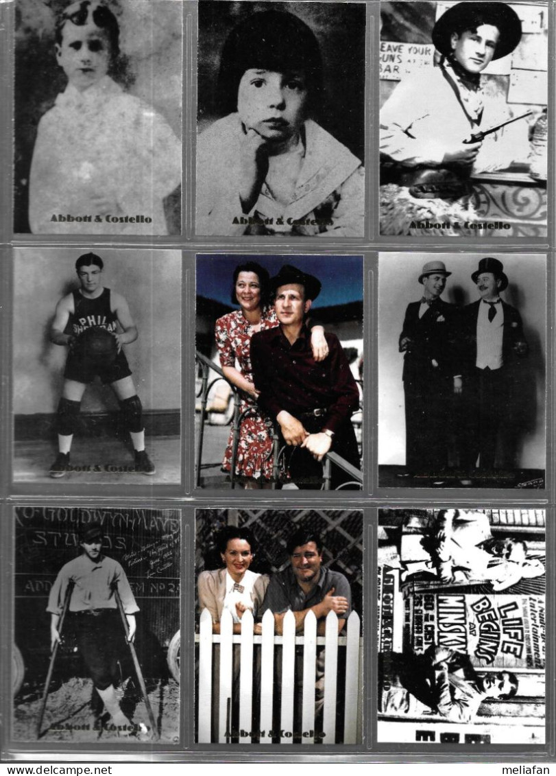 BF59 - SERIE COMPLETE CARTES 72 DUO CARDS - ABBOTT AND COSTELLO - Sonstige & Ohne Zuordnung