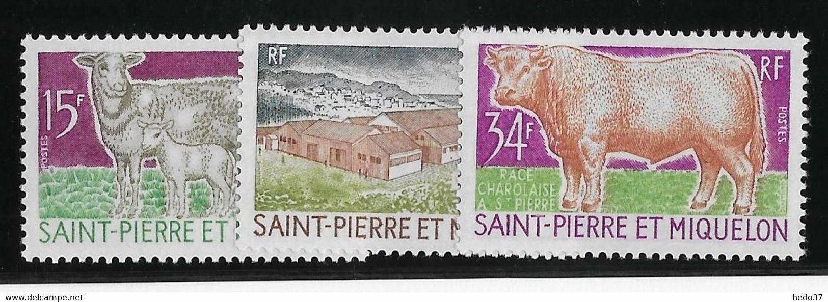 St Pierre Et Miquelon N°407/409 - Neuf ** Sans Charnière - TB - Nuovi