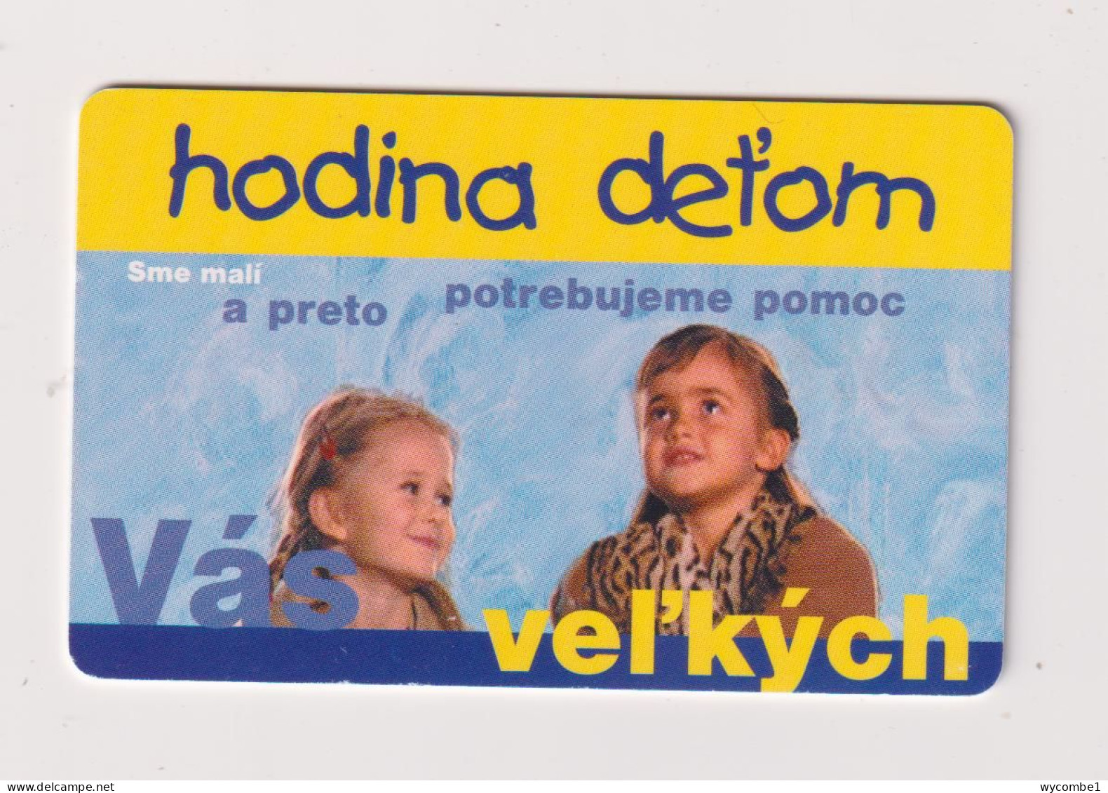 SLOVAKIA  - Hodina Detom Chip Phonecard - Slovacchia