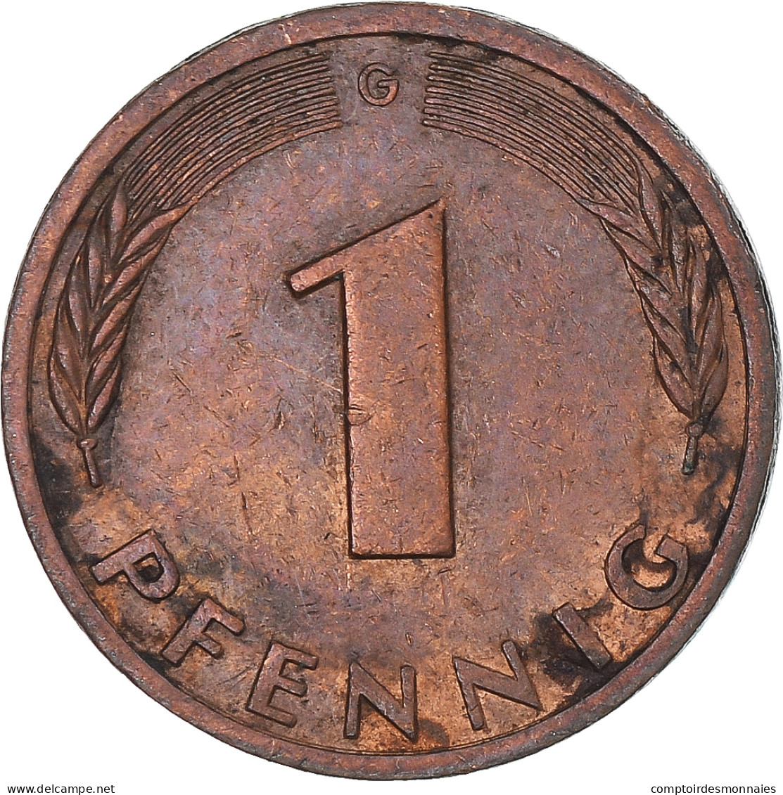 Monnaie, Allemagne, Pfennig, 1980 - 1 Pfennig