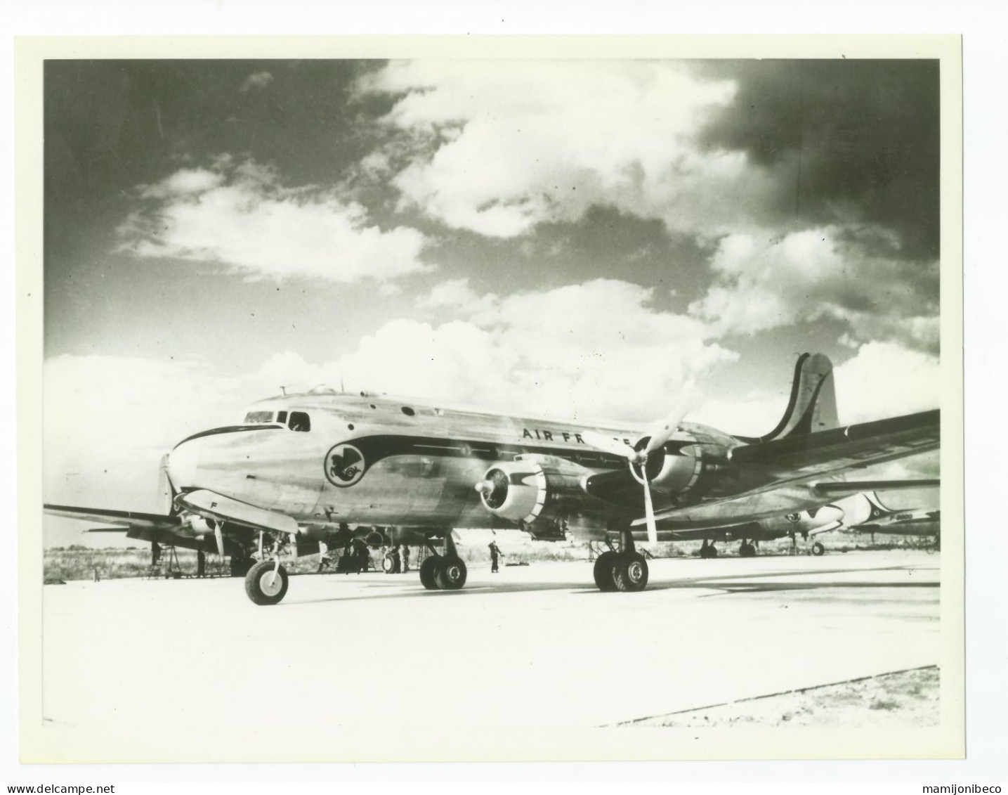 Photo DOUGLAS DC 4 F-BBDF AIR FRANCE Gd Format - Aviation