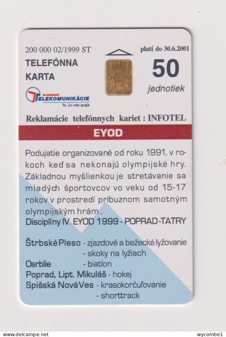 SLOVAKIA  - Winter Olympics Chip Phonecard - Slovacchia