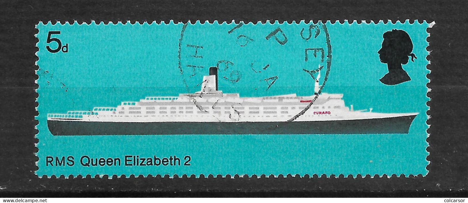 GRANDE  BRETAGNE " N°   549 "  QUEEN ELISABETH 2 " - Gebraucht