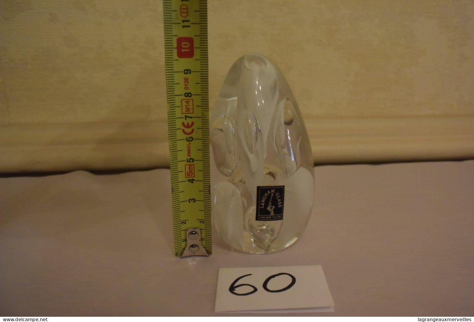C60 Magnifique Boule En Verre Langham Glass England - Glas & Kristal
