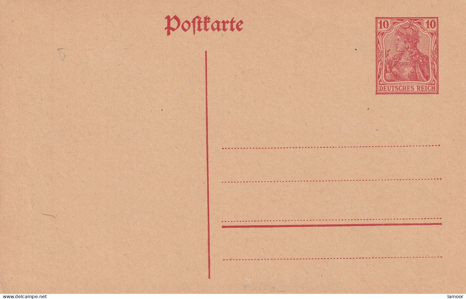 Deutsche Reich Postkarte Postfresch Ungelaufene Adolf Hitler - Collections & Lots