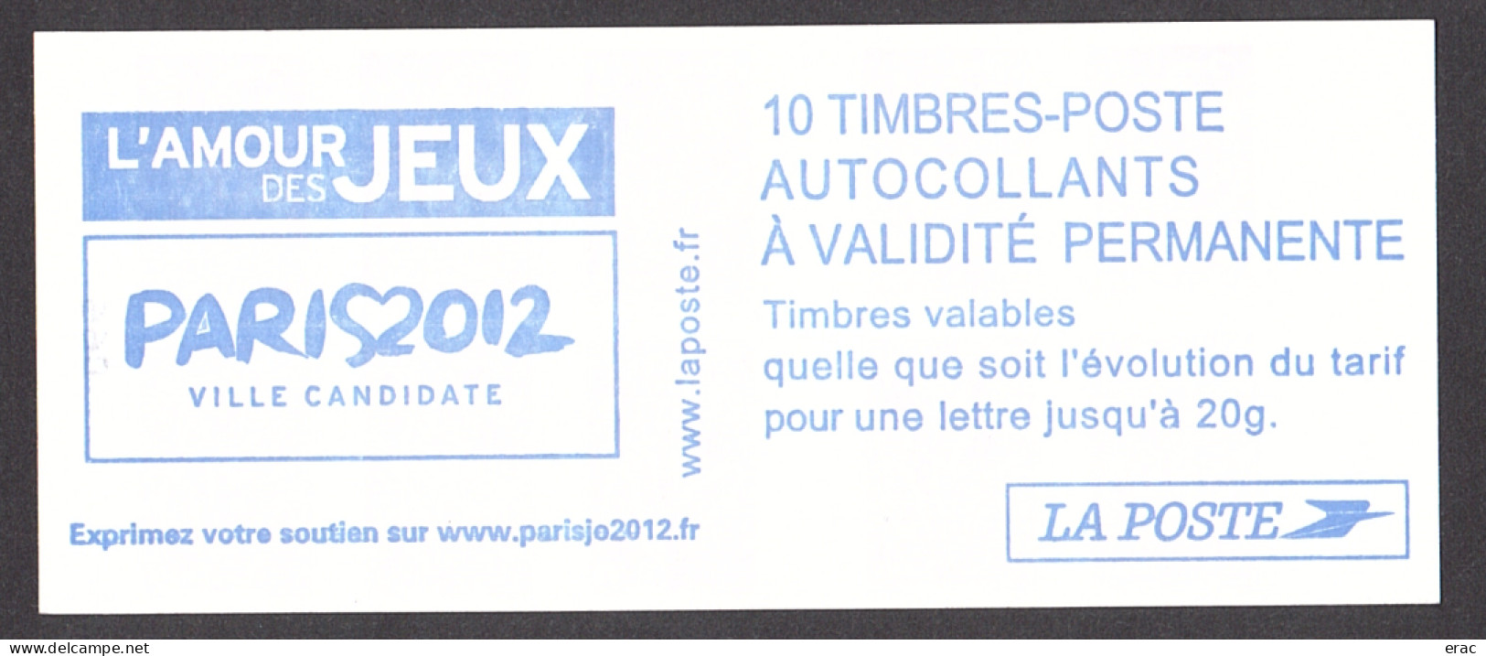 France - Carnet 3744-C1 - Neuf ** - Daté 06.12.04 - Marianne De Lamouche - Paris 2012 - Booklets