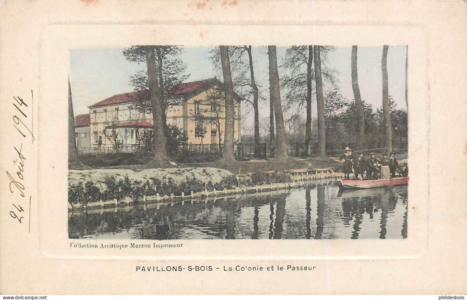 SEINE SAINT DENIS  PAVILLONS SOUS BOIS (édit Masson Imp )  La Colonie Et Le Passeur - Les Pavillons Sous Bois