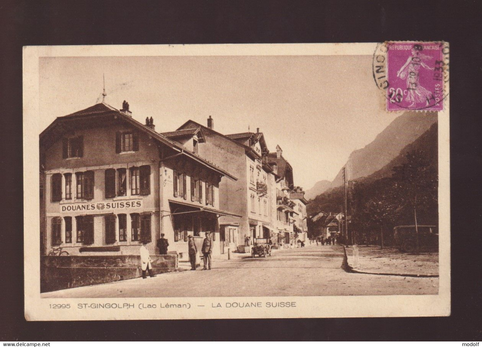 CPA - Suisse - St-Gingolph - La Douane Suisse - Circulée En 1933 - Saint-Gingolph