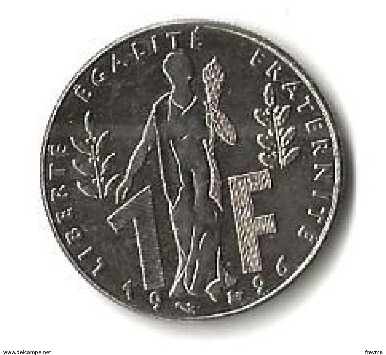 1 Franc Jacques Rueff Moulin 1978 - Commemorative