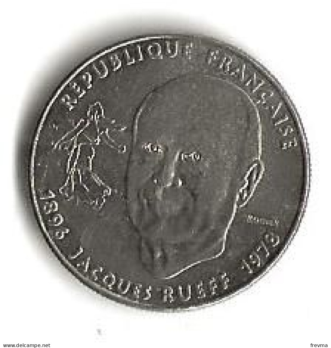 1 Franc Jacques Rueff Moulin 1978 - Commemorative