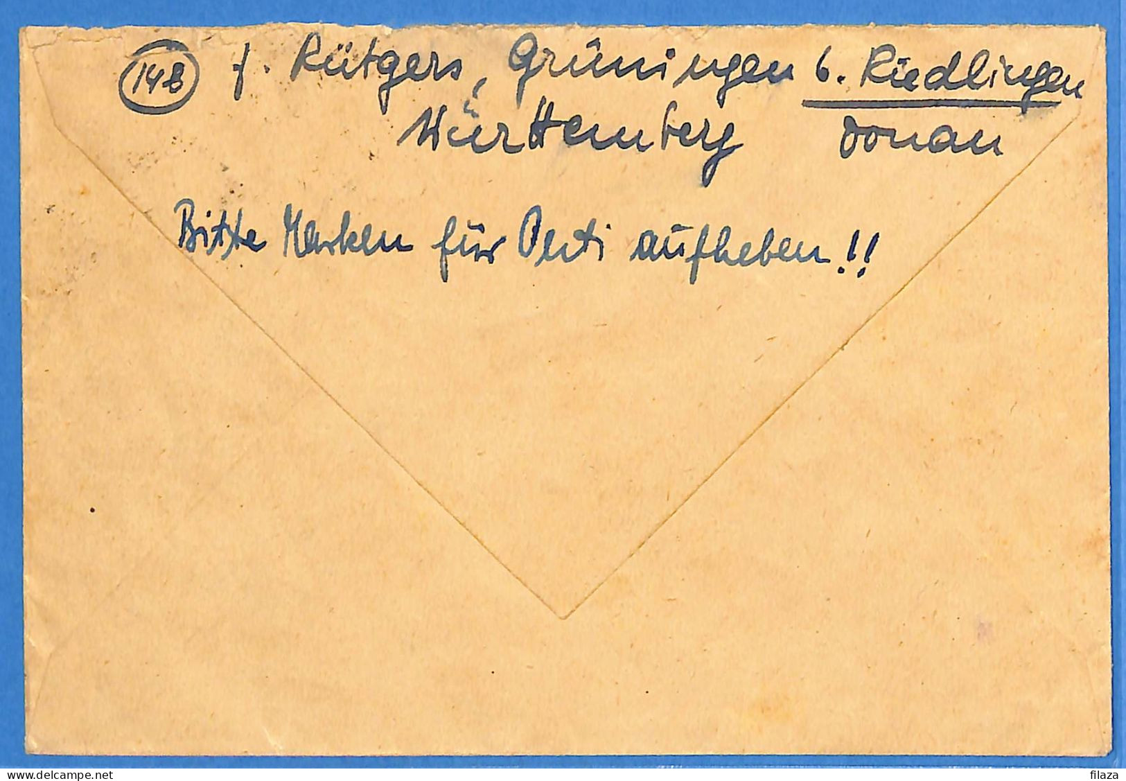 Allemagne Zone Française 1946 - Lettre De Reutlingen - G29433 - Autres & Non Classés