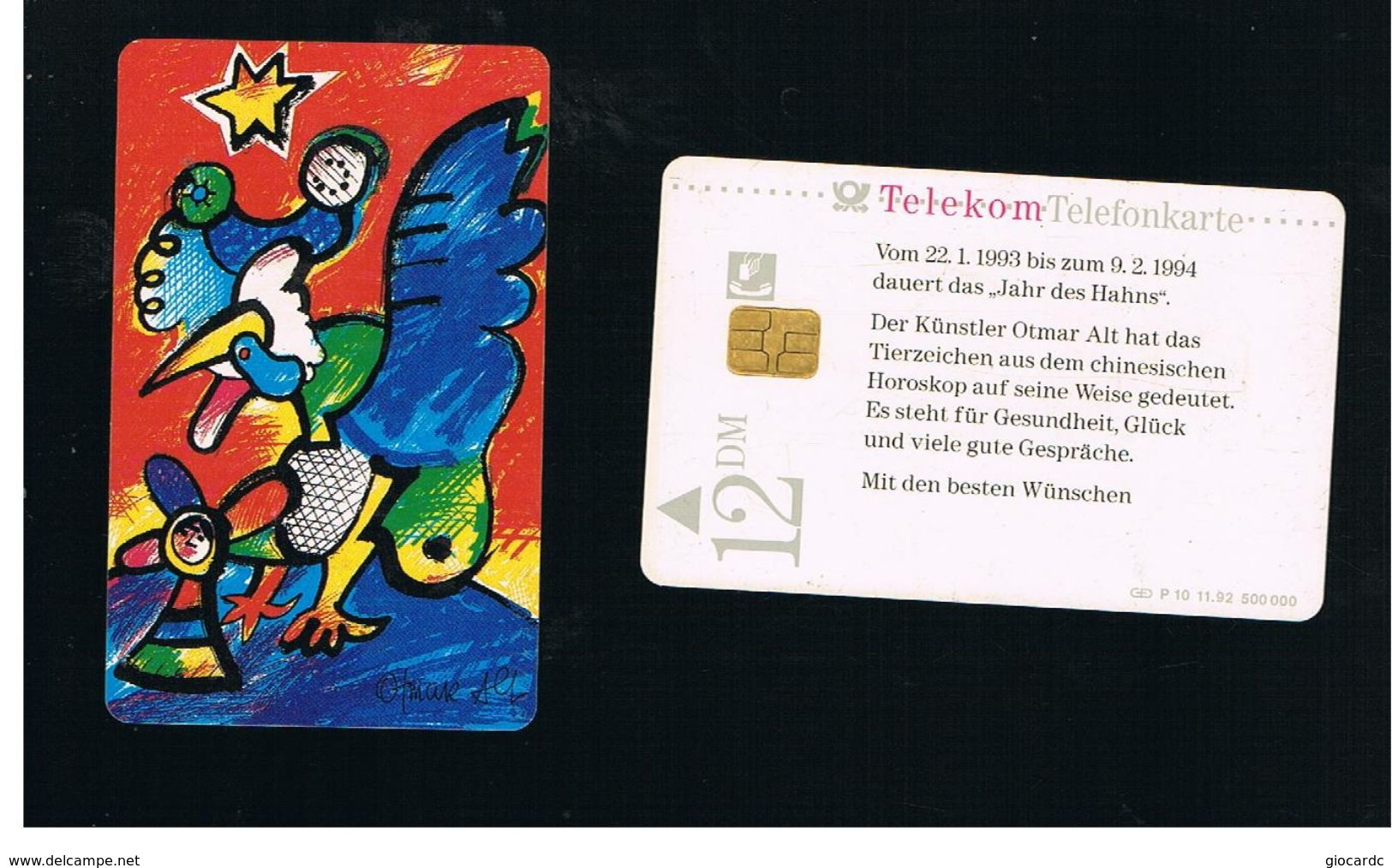GERMANIA (GERMANY) -  1992 - HOROSCOPE       - USED - RIF.   31 - Zodiaque