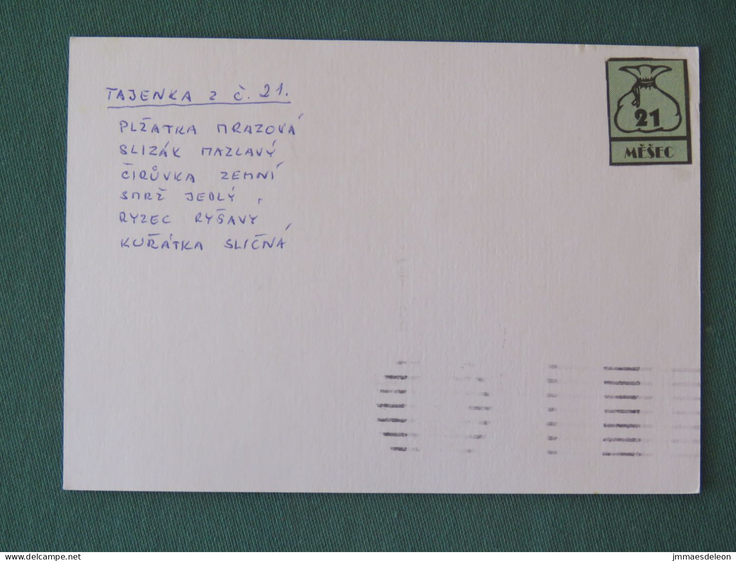 Czech Republic 1999 Stationery Postcard 4 Kcs "Prague 1998" Sent Locally - Briefe U. Dokumente